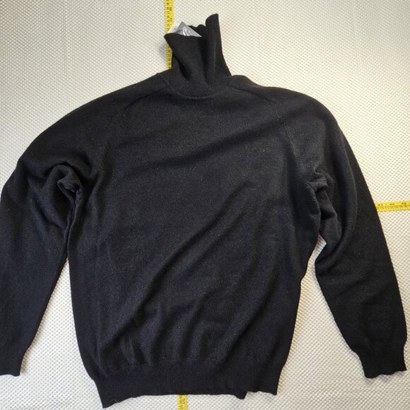 Men’s 100% Fine Cashmere Pullover Turtleneck Sweater Long Sleeve XXL Tasso Elba - Picture 5 of 16